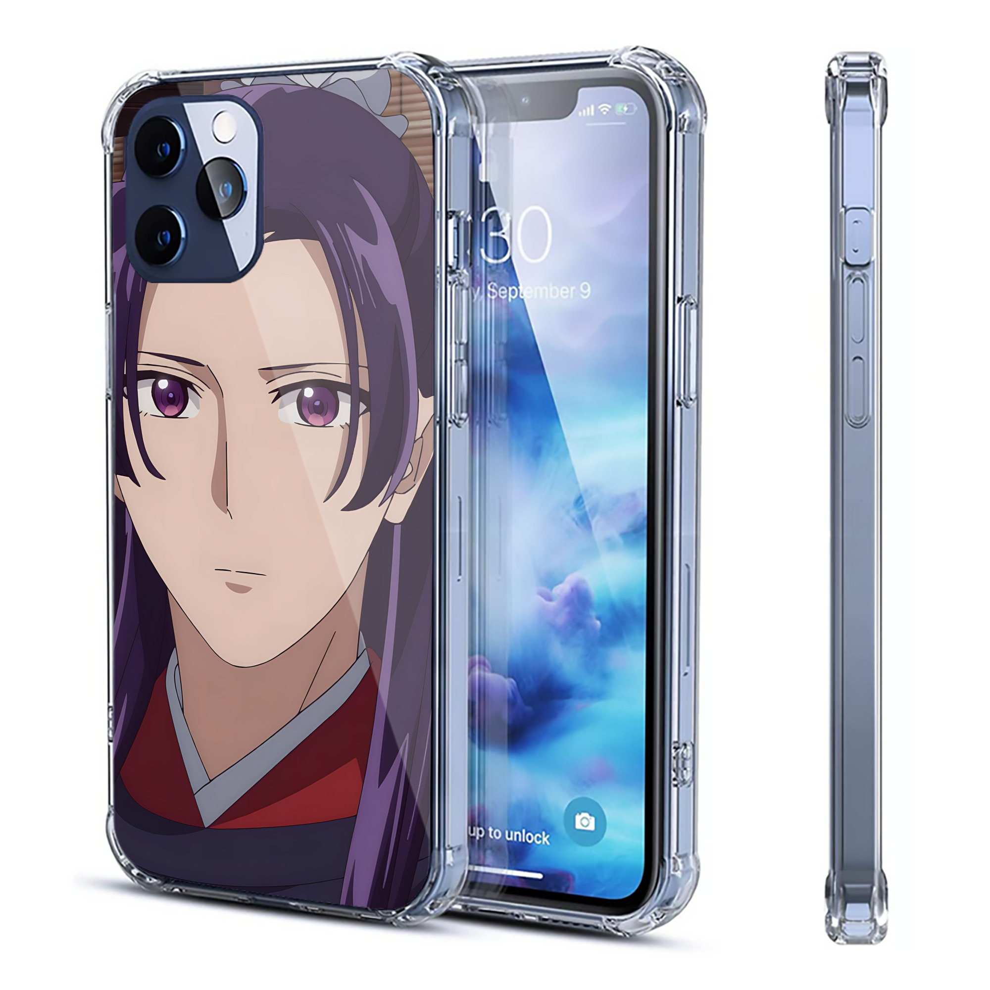 （画像用） 薬屋のひとりごと The Apothecary Diaries 【iPhone 12シリーズ対応】透明スマホケース（クリアソフトケース）